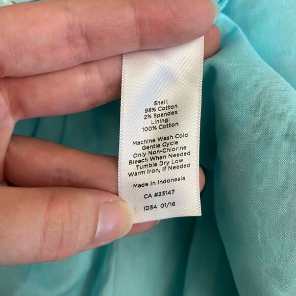 Talbots Italian Villa Bistro Sleeveless Midi Sun Dress Size 8 Resort, Casual - Picture 8 of 9